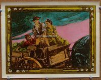 b500 GONE WITH THE WIND #3 color-glos deluxe 11x14 movie still '39 wagon!
