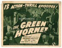 b070 GREEN HORNET title movie lobby card '39 Gordon Jones, Keye Luke