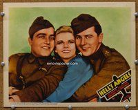 b529 HELL'S ANGELS movie lobby card R37 Jean Harlow with co-stars!