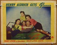 b531 HENRY ALDRICH GETS GLAMOUR movie lobby card '43 Jimmy Lydon