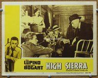 b537 HIGH SIERRA movie lobby card #7 R56 Humphrey Bogart, Ida Lupino
