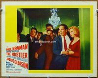 b560 HUSTLER movie lobby card #4 '61 Paul Newman finds Laurie!