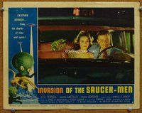 b579 INVASION OF THE SAUCER MEN movie lobby card #6 '57 tiny hand!
