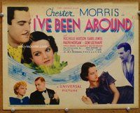 b085 I'VE BEEN AROUND title movie lobby card '35 Chester Morris, Hudson