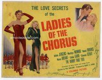 b092 LADIES OF THE CHORUS title movie lobby card '48 early Marilyn Monroe!