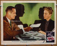 b615 LADY IN THE LAKE movie lobby card #3 '47 Robert Montgomery,Totter