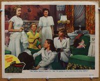 b648 LUXURY LINER movie lobby card #4 '48 Jane Powell & pretty girls