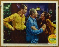 b662 MALAYA movie lobby card #7 '49 James Stewart, Spencer Tracy