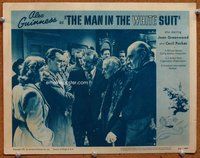 b664 MAN IN THE WHITE SUIT movie lobby card #4 '52 Alec Guinness