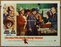 b676 MAN WHO SHOT LIBERTY VALANCE movie lobby card #5 '62 O'Brien