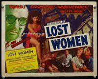 b101 MESA OF LOST WOMEN title movie lobby card '52 grown up Jackie Coogan!