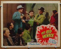 b773 RED MENACE movie lobby card #5 '49 Red Scare, bad Commies!