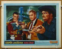 b916 VERA CRUZ movie lobby card #4 '55 Gary Cooper, Burt Lancaster