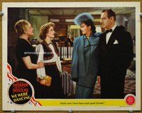 b926 WE WERE DANCING movie lobby card '42 Norma Shearer, Douglas