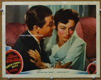 b936 WHEN LADIES MEET movie lobby card '41 great Joan Crawford c/u!