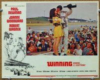 b953 WINNING movie lobby card #3 '69 Robert Wagner celebrating!