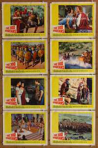 c045 300 SPARTANS 8 movie lobby cards '62 Richard Egan, Diane Baker