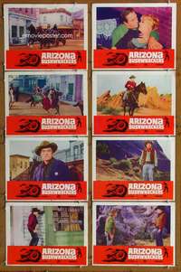 c084 ARIZONA BUSHWHACKERS 8 movie lobby cards '67 Howard Keel, de Carlo