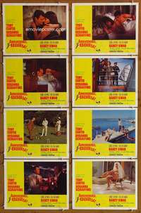 c085 ARRIVEDERCI BABY 8 movie lobby cards '66 Tony Curtis, Schiaffino