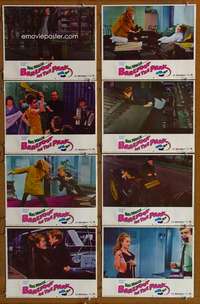 c102 BAREFOOT IN THE PARK 8 movie lobby cards '67 Redford, Jane Fonda