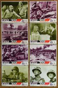 c108 BEACH RED 8 movie lobby cards '67 Cornel Wilde, Rip Torn, WWII!