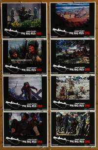 c126 BIG RED ONE 8 movie lobby cards '80 Samuel Fuller, Lee Marvin