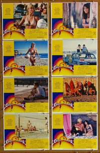 c174 CALIFORNIA DREAMING 8 movie lobby cards '79 teens on the beach!