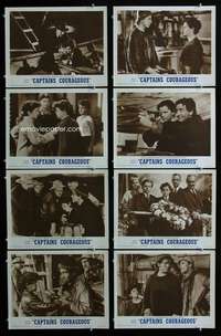 c182 CAPTAINS COURAGEOUS 8 movie lobby cards R62 Spencer Tracy classic!