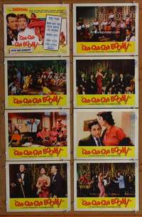 c194 CHA-CHA-CHA BOOM 8 movie lobby cards '56 Prado, King of Mambo!