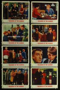 c201 CHILDREN OF THE DAMNED 8 movie lobby cards '64 creepy kids!