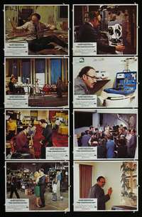 c217 CONVERSATION 8 movie lobby cards '74 Gene Hackman, Francis Coppola