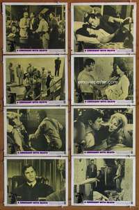 c226 COVENANT WITH DEATH 8 movie lobby cards '67 George Maharis