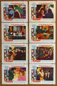 c229 CRIME DOES NOT PAY 8 Spanish/U.S. movie lobby cards '61 Darrieux