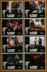 c232 CRUISING 8 movie lobby cards '80 gay Al Pacino, William Friedkin