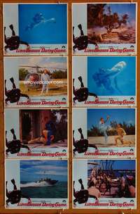 c241 DARING GAME 8 movie lobby cards '68 Lloyd Bridges, scuba diving!