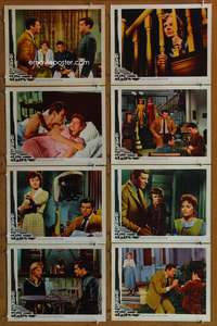 c242 DARK AT THE TOP OF THE STAIRS 8 movie lobby cards '60 Preston