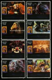 c243 DARK CRYSTAL 8 movie lobby cards '82 Jim Henson, Frank Oz