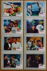 c433 HOW I SPENT MY SUMMER VACATION 8 movie lobby cards '67 Wagner