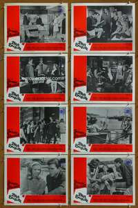 c253 DEAR BRIGITTE 8 movie lobby cards '65 Jimmy Stewart, Fabian