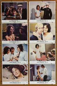 c259 DEEP THROAT 2 8 movie lobby cards '74 Linda Lovelace, Harry Reems