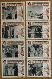 c260 DELICATE DELINQUENT 8 movie lobby cards R62 teen-age Jerry Lewis!