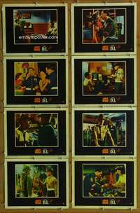 c264 DI 8 movie lobby cards '57 Jack Webb, U.S. Marines, Don Dubbins