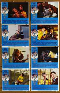 c349 FULL MOON HIGH 8 movie lobby cards '80 werewolf in U.S.A.!