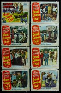 c374 GRAND CANYON TRAIL 8 movie lobby cards '48 Roy Rogers in Arizona!