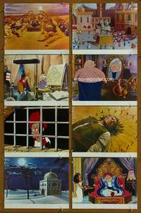 c382 GULLIVER'S TRAVELS 8 color movie 11x14 stills '77 Richard Harris