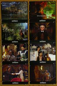 c402 HAUNTED MANSION 8 movie lobby cards '03 Eddie Murphy, Disney