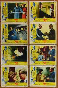 c456 IPCRESS FILE 8 movie lobby cards '65 Michael Caine as a spy!