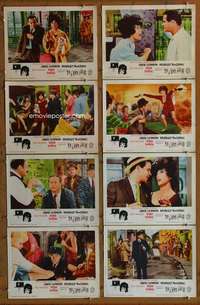 c457 IRMA LA DOUCE 8 movie lobby cards '63 Billy Wilder, MacLaine