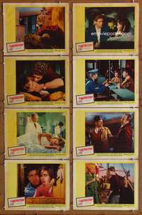 c511 LISA 8 movie lobby cards '62 Boyd, Dolores Hart, The Inspector!