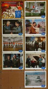 c028 MIRACLE OF THE WHITE STALLIONS 9 movie lobby cards '63 Rob Taylor